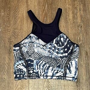 Rare Lululemon Get It Om Tank Wanderlust 2015, C/D Cup. Size 6